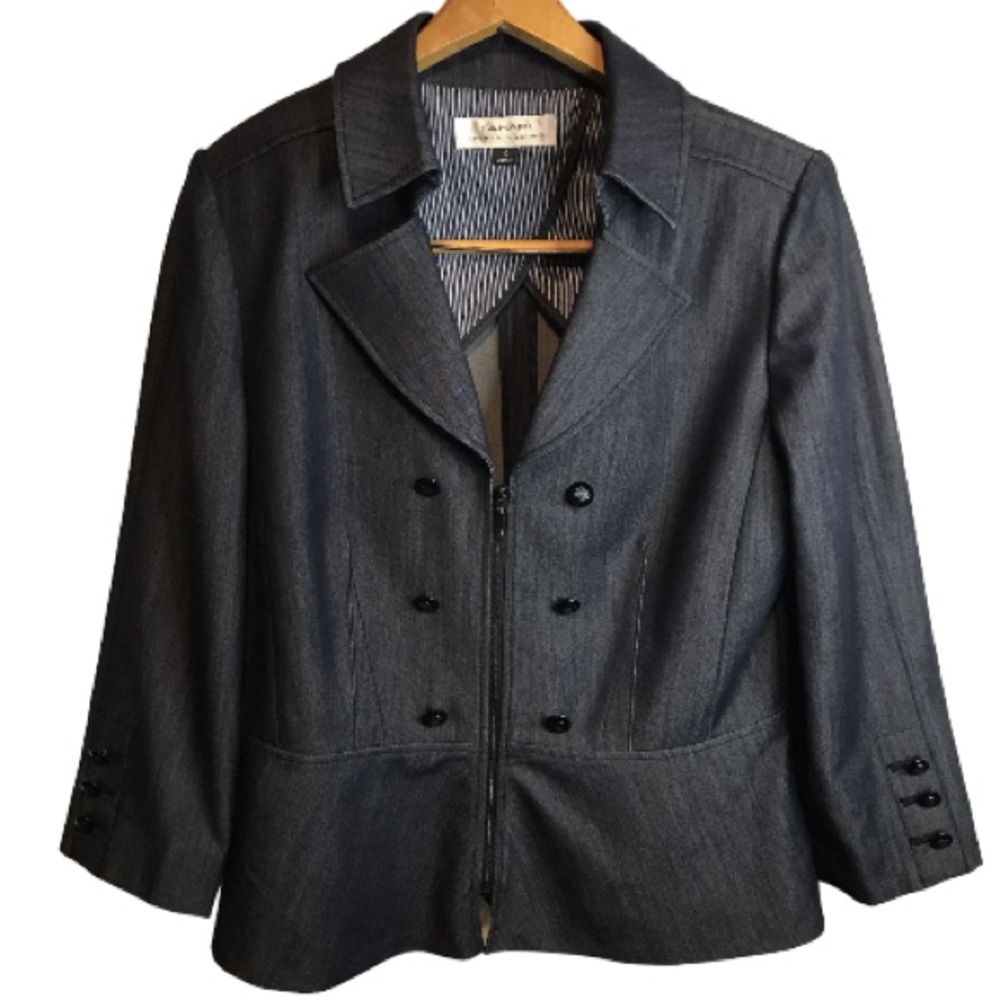 2 PIECE TAHARI PANT SIZE 8 ARTHUR S. LEVINE JACKET SIZE 10,PANTS SIZE 8